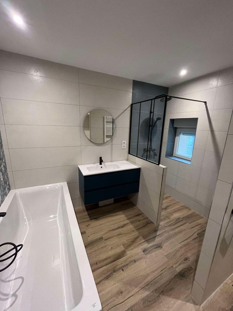 Renovation de Salle de Bain dans le Pays de Montbeliard BelAir et AFR Materiaux 4